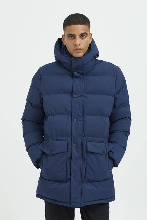 Actual product image Blend Buttoned hooded puffer jacket with pocket (XXL)
