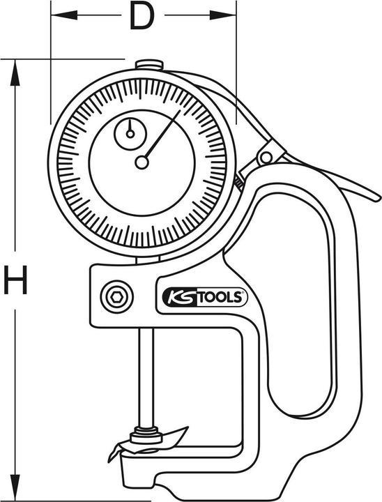 Produktbild KS Tools Dicken-Messuhr