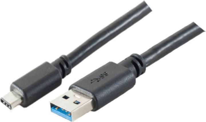 No Name USB3.1 C-A ST-ST 1.8m Black (1.80 m, USB 3.1)
