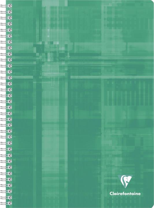 Image du produit Clairefontaine Cahier à spirales (A4, À rayures, Couverture souple)
