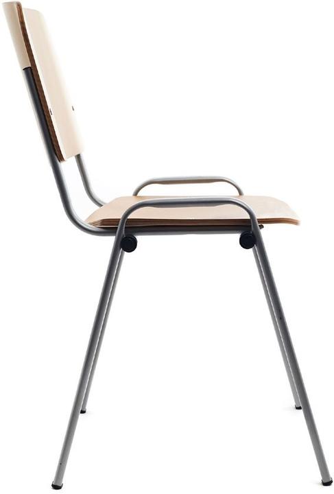 Actual product image Rocada 4 visitor chairs 974VE beech wood
