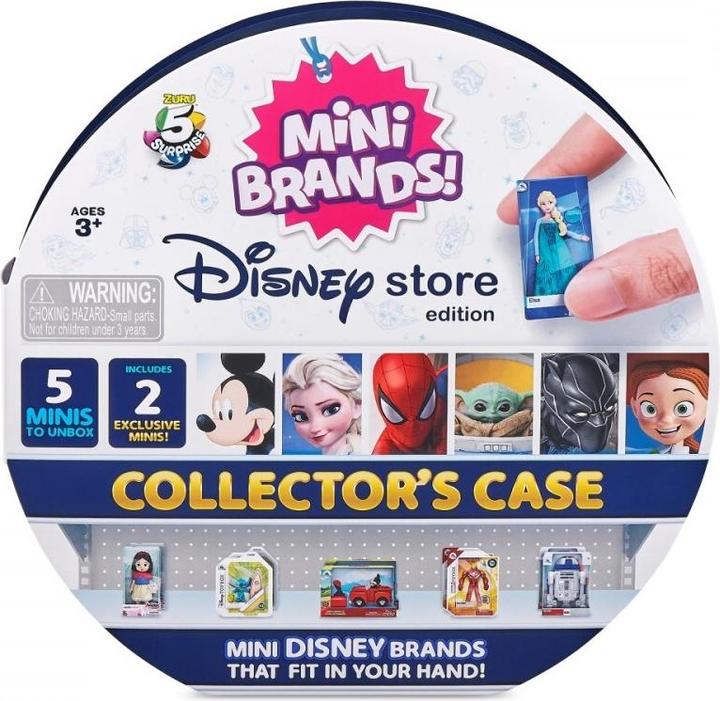 5 Surprise mini brands DISNEY Collecter case