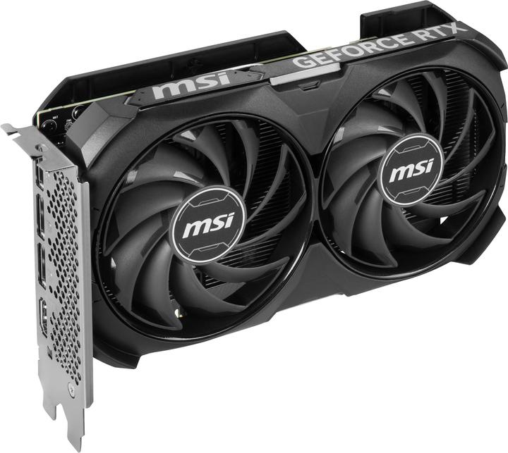Actual product image MSI GeForce RTX 4060 Ti Ventus 2X Black 8G OC, 8192 MB GDDR6 (8 GB)