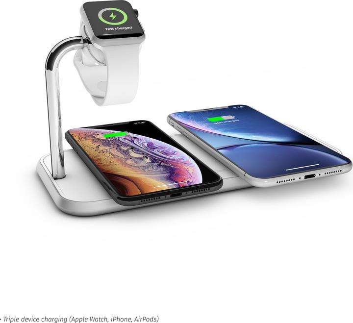 Produktbild Zens Aluminium Dual Wireless Charger + Watch (20 W)