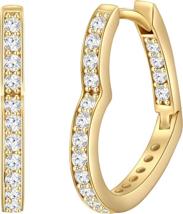 Immagine prodotto Rafaela Donata Cuore da donna in argento Sterling Cubic Zirconia Oro Giallo - 30460 (Argento)
