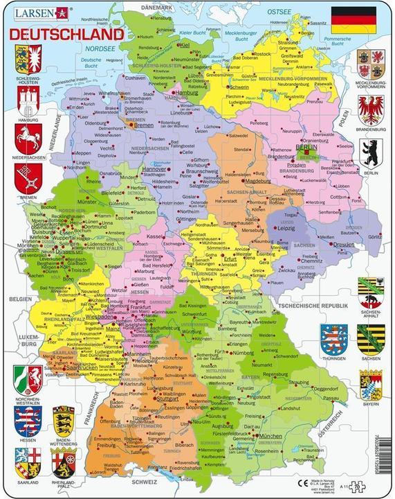 Produktbild Larsen Deutschland Politisch (70 Teile)