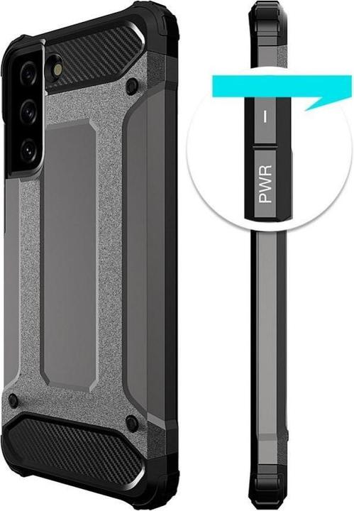 Produktbild Hurtel Hybrid Armor Case Tough Rugged Cover for Samsung Galaxy S22 Ultra black (Samsung Galaxy S22 Ultra)