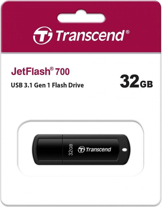 Actual product image Transcend JetFlash 700 (32 GB, USB-A)