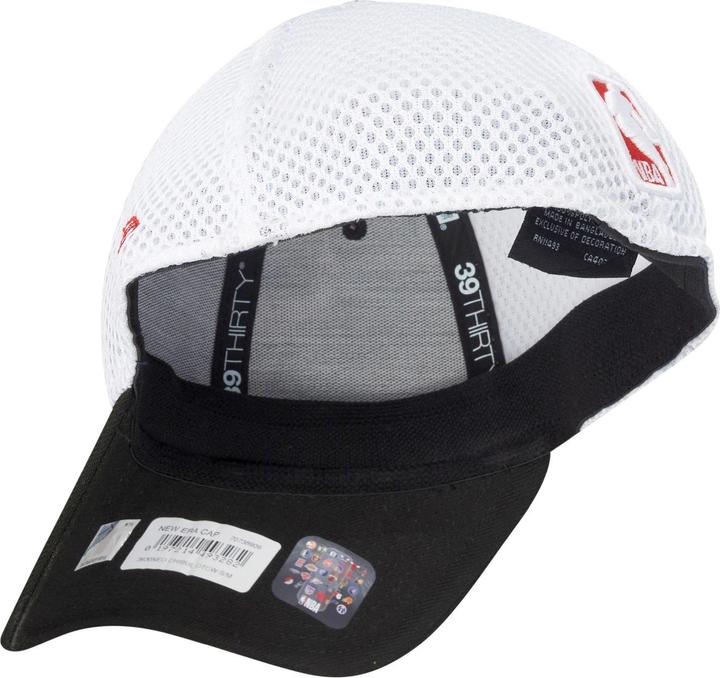 Actual product image New Era 39Thirty Stretch Mesh Cap - Chicago Bulls noir (M/L)
