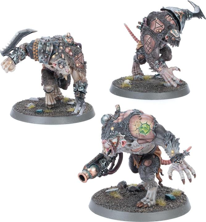 Actual product image Games Workshop Warhammer AoS - Skaven Rats Ogres (Plastic)