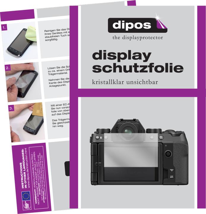 Dipos Displayschutzfolie Crystalclear (Displayschutz, Fujifilm X-S10)