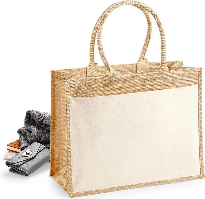 Image du produit Westford Mill Sac à provisions en jute (21 l)