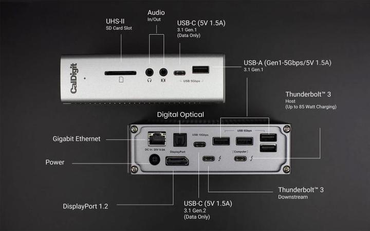 Produktbild CalDigit TS3 Plus (Thunderbolt, 1 Ports)