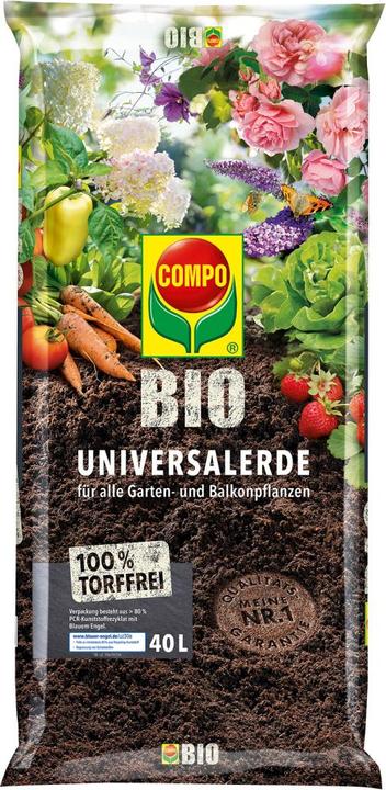 Produktbild Compo BIO Universalerde 40 L torffrei (40 l, Erde ohne Torf)