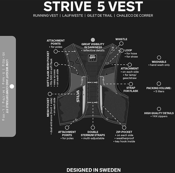 Actual product image Silva Strive 5 Vest (L, 5XL)
