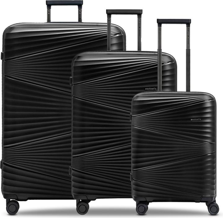 Produktbild Pactastic Collection 02 THE THREE SET 4 Rollen Kofferset 3-teilig (204 l, XL (ab 115l))