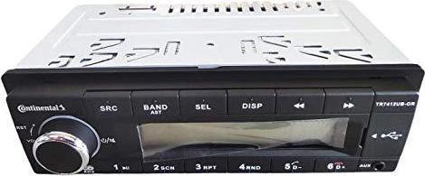 Actual product image Continental MP3 Car Radio TR7412UB-OR