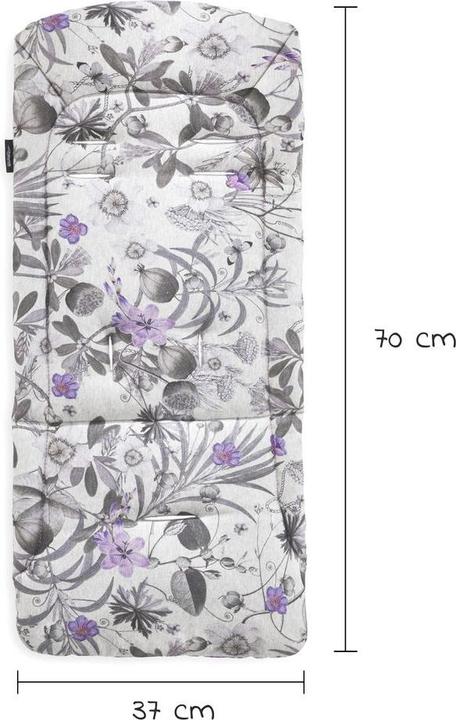Produktbild Hauck Pushchair Seat liner Floral Grey