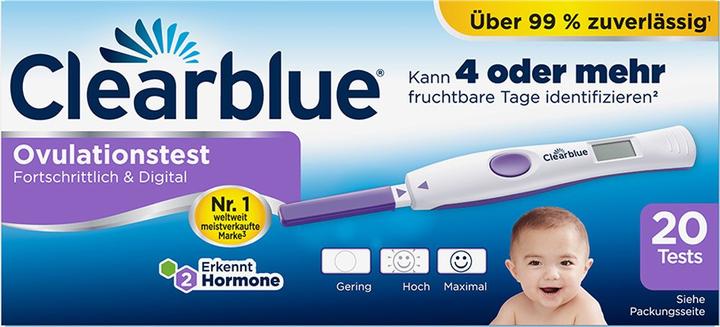 Actual product image Clearblue Ovulation Test Advanced & Digital 20pcs.