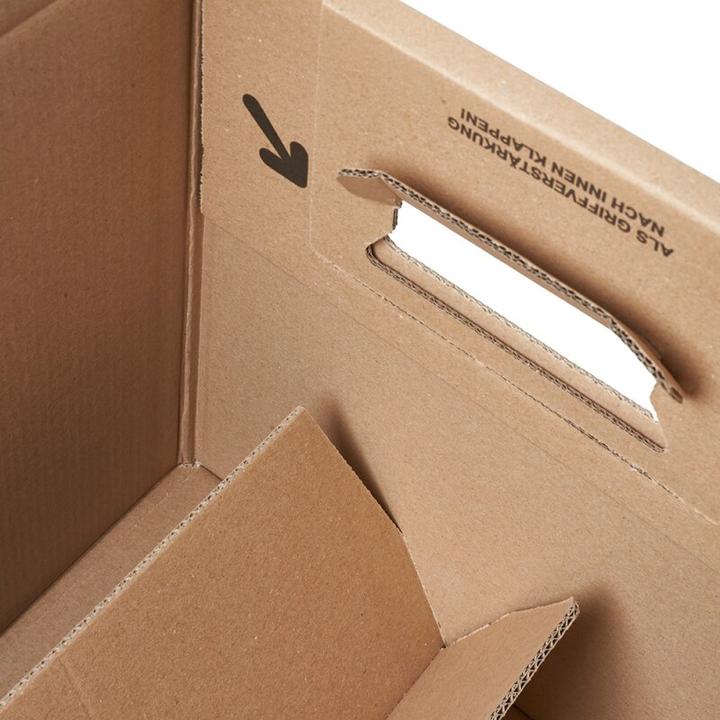 Produktbild BB Umzugskarton Zügelkarton Komplettset (für 1 bis 2-Zimmer-Wohnung bis zu einer Grösse von ca. 50 m (53 l)
