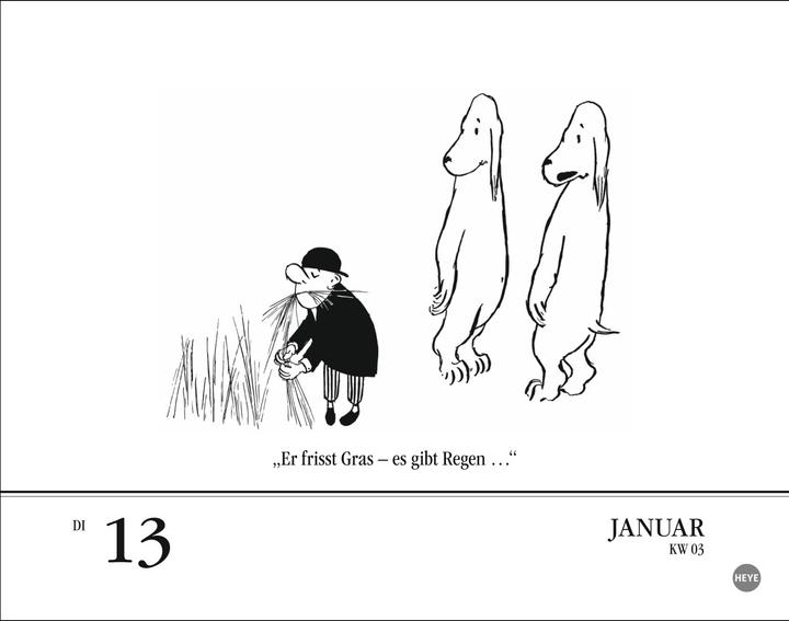 Produktbild Loriot Tagesabreisskalender 2026 (14 x 11 cm, Deutsch)