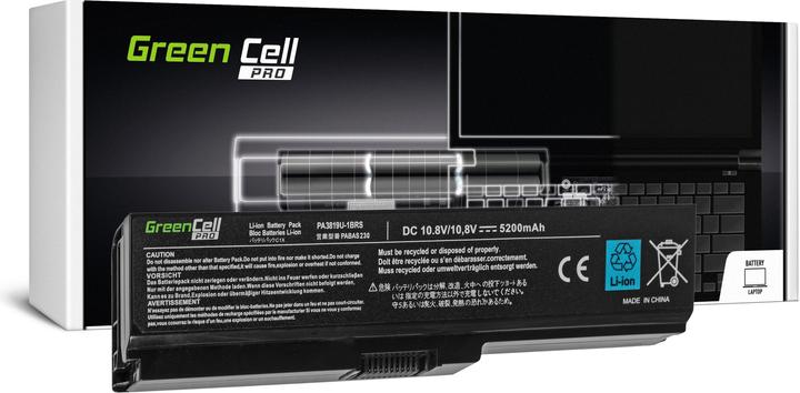 Actual product image GreenCell PRO Laptop Battery for Toshiba Satellite C650 C660D - 11.1V - 5200mAh (6 Cells, 5200 mAh)