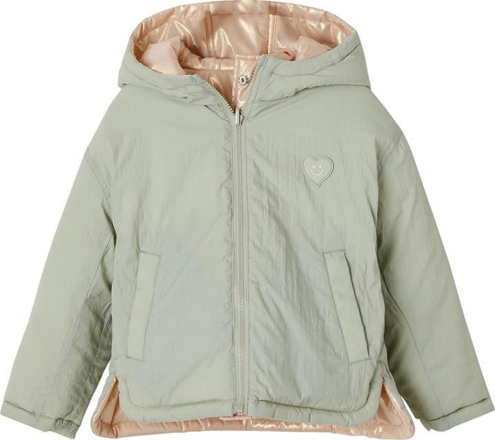 Vertbaudet Mädchen Wende-Jacke mit Recycling-Polyester