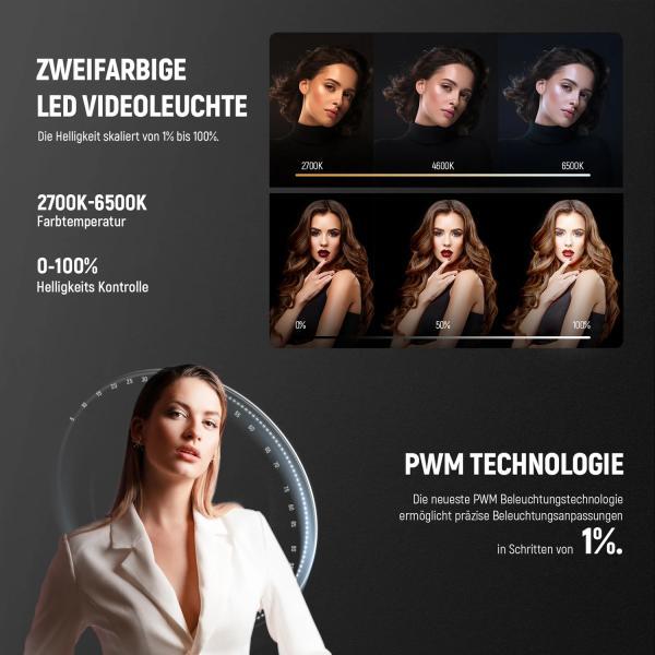 Immagine prodotto Neewer Luce continua MS60B Luce foto-video a LED (Videocamera)