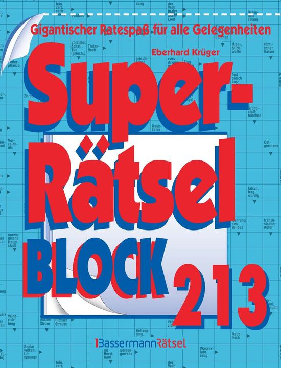 Superrätselblock 213 (Deutsch)