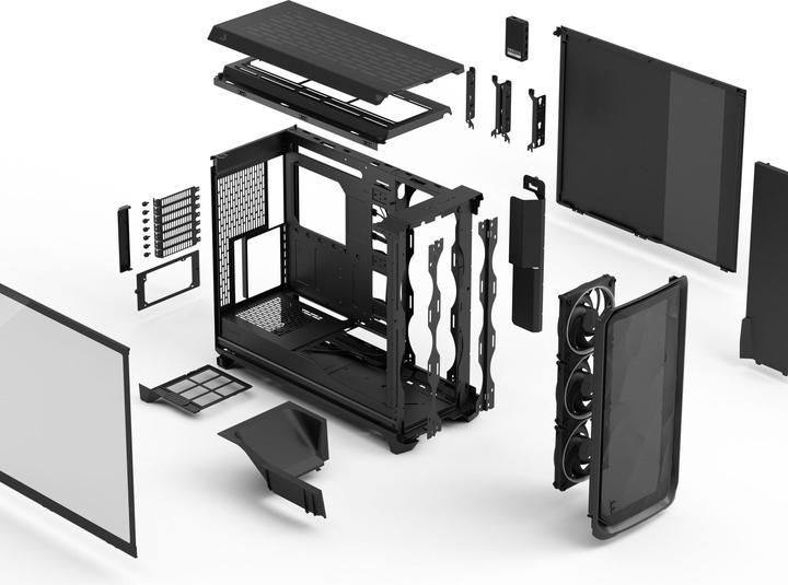 Immagine prodotto Fractal Meshify 3 XL Ambience Pro RGB Light Tint Black (SSI EEB, SSI CEB, ITX, ATX, mATX)