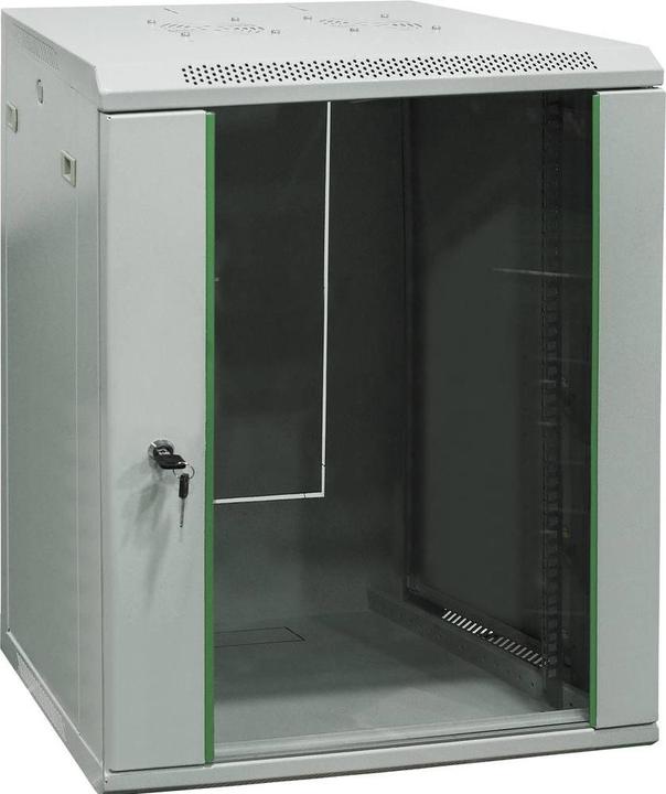 Renkforce RF-NC-140 Coffret mural 48,30cm (19") (L x H x P) 600 x 816.2 x 450 mm 16 U Gris (16 HE, Rack 19 pouces)