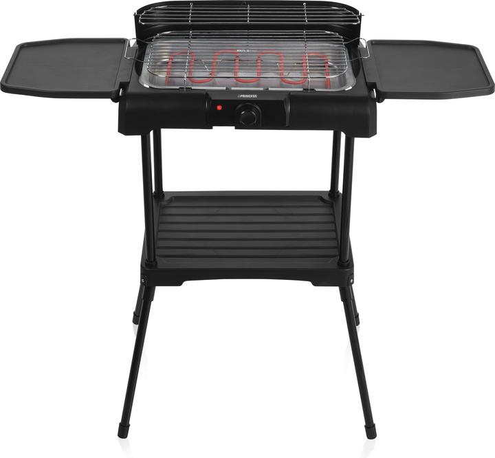 Productafbeelding Princess 112250 Elektrische BBQ met zijplanken Grill (2.20 kW)