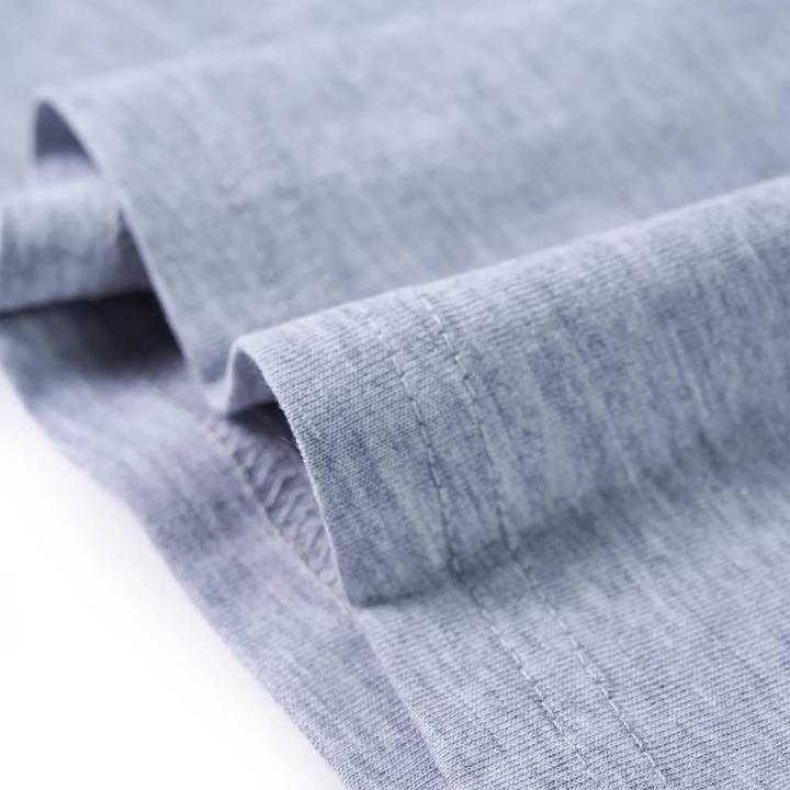 Immagine prodotto VidaXL Camicia da bambino a maniche lunghe grigio melange 116,Materiale: 95 (116)