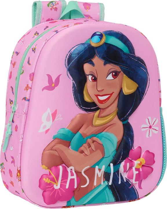 Disney Princess Kinderrucksack 3D Jasmine Rosa 27 x 33 x 10 cm
