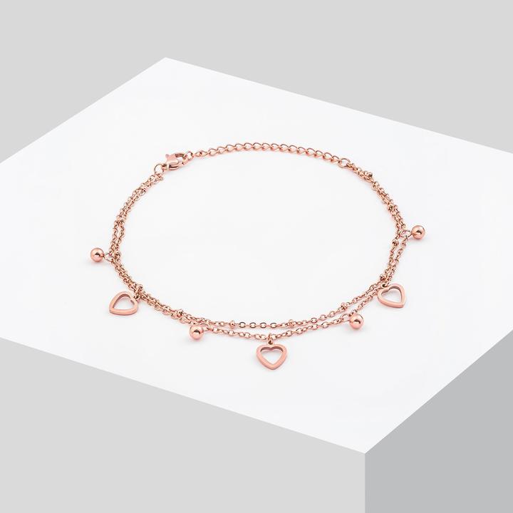 Immagine prodotto Sensora Jewelry Braccialetto con charm a forma di cuore (Acciaio inossidabile)