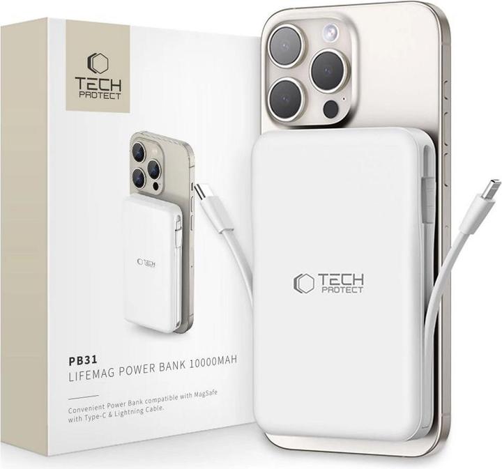 Actual product image Tech-Protect LifeMag PB31 (10000 mAh, 15 W)