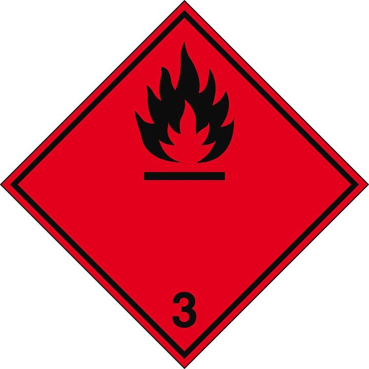 Image du produit Brady Étiquette pour le transport de marchandises dangereuses - Liquides inflammables