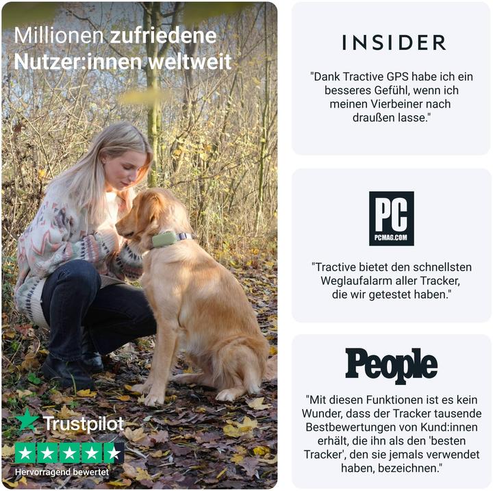 Productafbeelding Tractive DOG XL GPS Tracker voor honden (Hond, Algemeen)