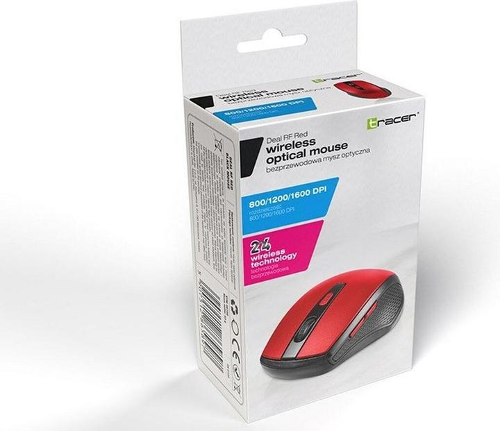 Image du produit Tracer Deal Red RF Nano Mouse Wireless (Sans fil)