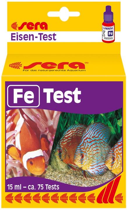 Actual product image Sera Fe test simple determination of iron (Aquarium water care)