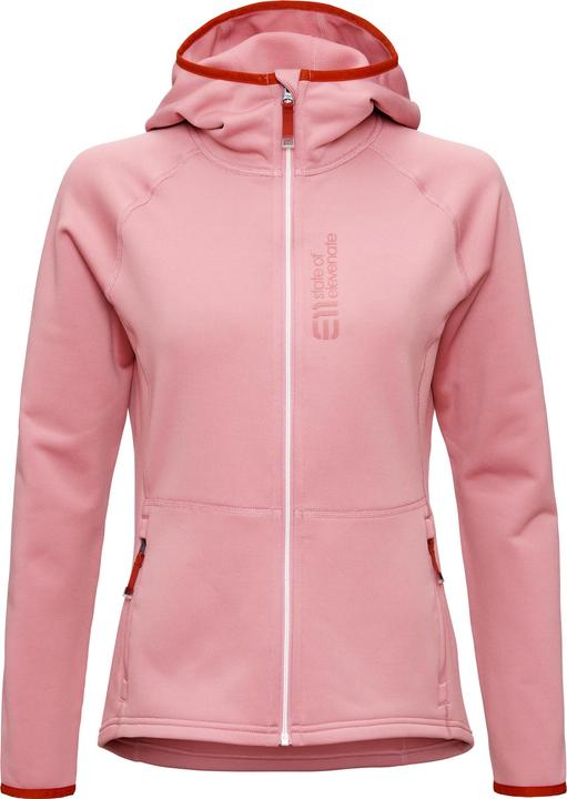 Actual product image Elevenate Skiers Hood Fleecejacke Dark Strawberry Damen (S)