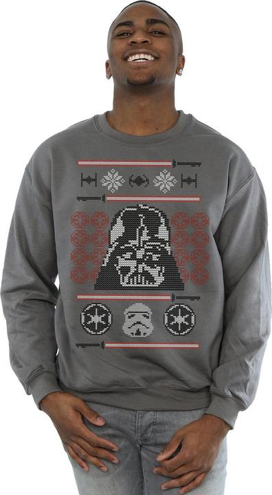 Immagine prodotto Star Wars Christmas Vader Head Fair Isle Felpa Uomo (M)