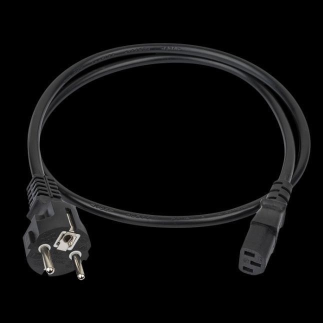 Produktbild DAP-Audio IEC C13 to Schuko Male 3 x 1,5mm² 1mtr (1 m)