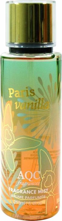 Actual product image AQC Fragrances Body Spray Paris Vanilla 236 ml (Body mist, 236 ml)