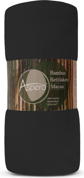 Produktbild Aspero Bambus Spannbettlaken Macau (90 x 200 x 30 cm)