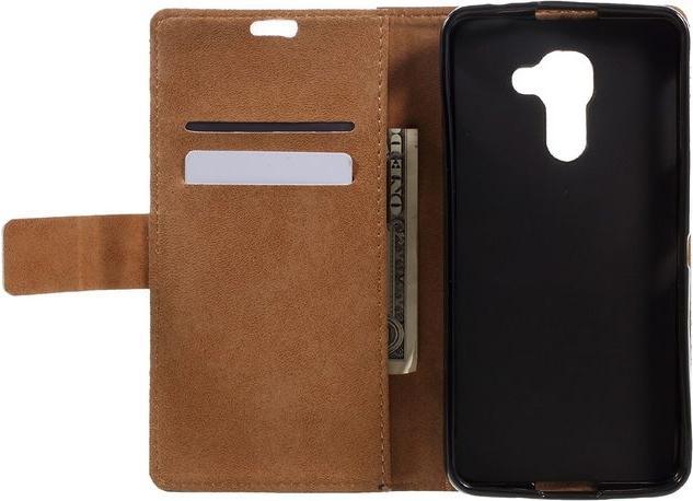 Actual product image MU Classic Case leather with Eiffel Tower and feather (DTEK60)