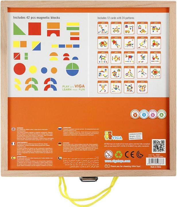 Produktbild Viga Toys Magnet-Formen-Spiel
