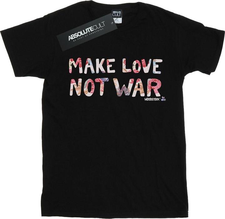Produktbild Woodstock Make Love Not War Floral TShirt (XL)