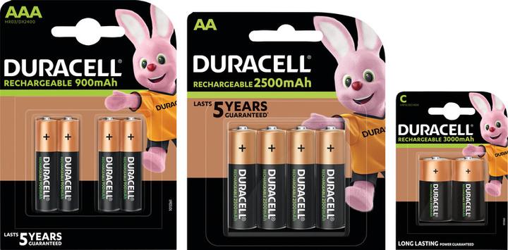 Actual product image Duracell Recharge Ultra (4 pcs., AAA, 900 mAh)