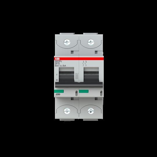 Actual product image ABB String fuse S802PV-SP10 800V DC 10A 2-pole